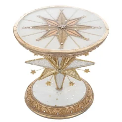 Katherine's Collection 10.75" Starry Nights Bethlehem Star Cake Stand 28-328020