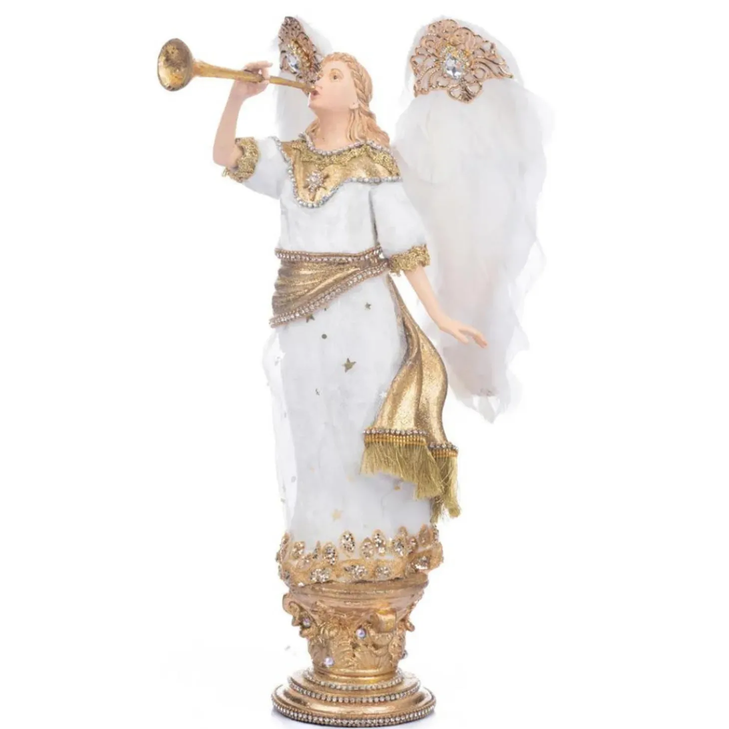 Katherine's Collection 13" Starry Nights Heralding Angel Tabletop Decoration 28-328034
