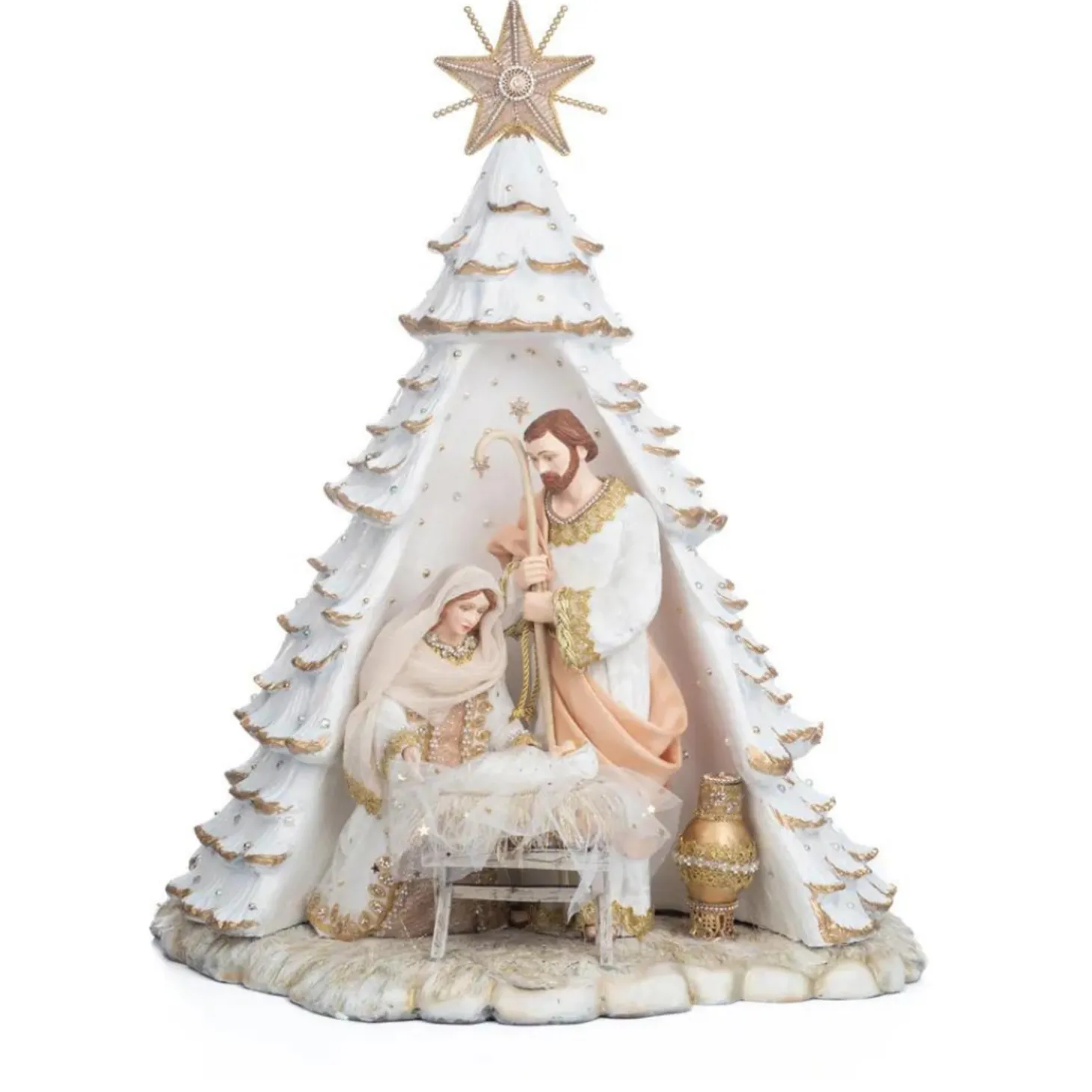 Katherine's Collection 24.25" Starry Night Celestial Nativity Piece 28-328835