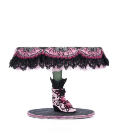 Katherine's Collection 12.5" Witch Boots Halloween Cake Plate 28-428142