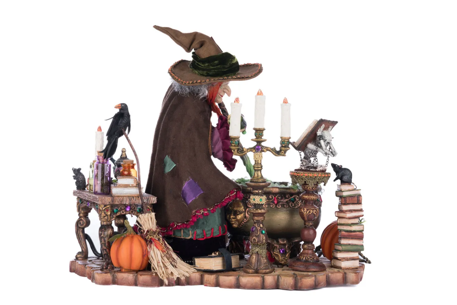 Katherine's Collection 19" Witch In Potion Room Halloween Decoration 28-428162