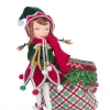 Katherine's Collection 12.5" Winter Snowdrop Elf With Bag Christmas Decoration 28-428412