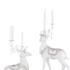Katherine's Collection Crystal Christmas Standing Or Sitting Deer Christmas Candleholder