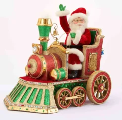 Katherine's Collection Toy Land Santa Train Christmas Figure 28-028765