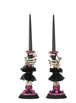 Katherine's Collections 21.5" Skeleton Hand Candle Sticks Set Of 2 Halloween Decoration 28-428145