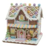 Kurt Adler 8. Battery Operated LED Lighted Gingerbread Bubblegum Factory JEL1415