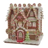 Kurt Adler 8" Battery Operated LED Lighted Gingerbread Lollipop Shop JEL1416