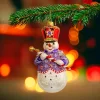 Kurt Adler 6" Bellissimo Band Leader Snowman Glass Christmas Ornament BELL0042