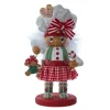 Kurt Adler 10" Hollywood Nutcrackers Gingerbread Baker Girl Nutcracker HA0713