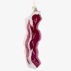 Kurt Adler 6" Noble Gems Bacon Glass Christmas Ornament NB0990