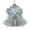 Kurt Adler 4.5" Noble Gems "25th Anniversary" Bell Glass Christmas Ornament NBX0105