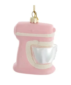 Kurt Adler 4" Pink Electric Stand Kitchen Mixer Glass Christmas Ornament H7108