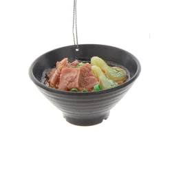 Kurt Adler 2.75" Set Of 3 Asian Rice & Noodle Bowl Christmas Ornament D4237