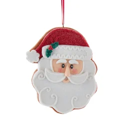Kurt Adler 4.85" Set Of 4 Claydough Cookie Christmas Ornament D4156