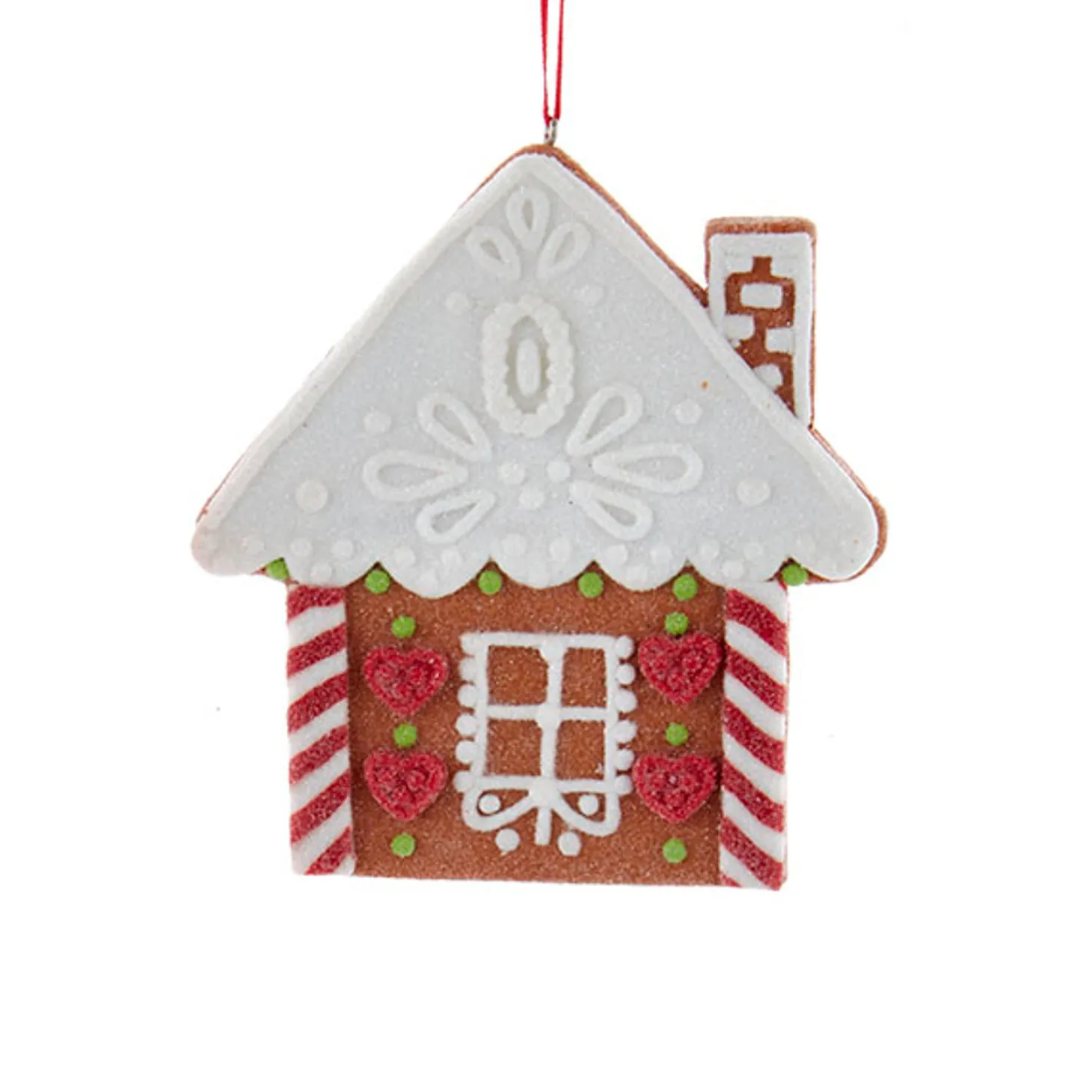 Kurt Adler 4.85" Set Of 4 Claydough Cookie Christmas Ornament D4156