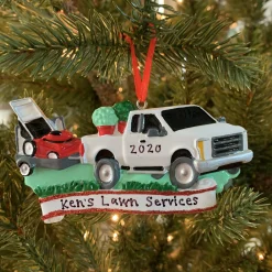 Landscapers Truck Personalized Christmas Ornament OR1810