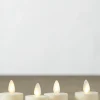 Liown 1.5" Set Of 4 Moving Flame Tealight Battery Candle 18225