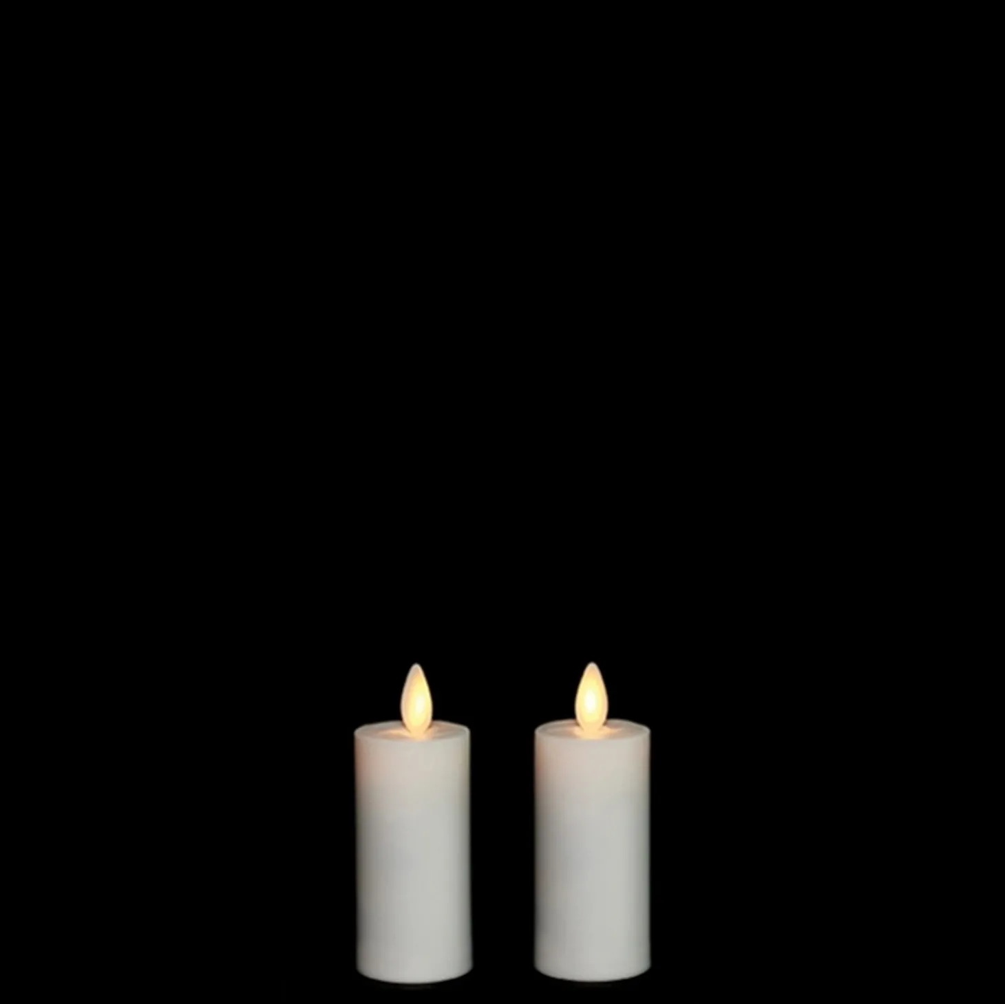 Liown 1.5" X 3" Set Of 2 Moving Flame Votive Battery Candle 17777