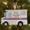 Postal Worker Mail Truck Personalized Christmas Ornament OR1815