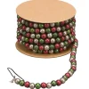 Primitives By Kathy 6' Mini Green And Red Beaded Christmas Tree Garland 21843