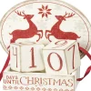 Primitives By Kathy 6.5" Nordic Deer Block Christmas Countdown Advent Calendar 103877