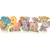 Primitives By Kathy 4.5" Retro Easter Stand-Up Signs Set 5 Decoration 34798