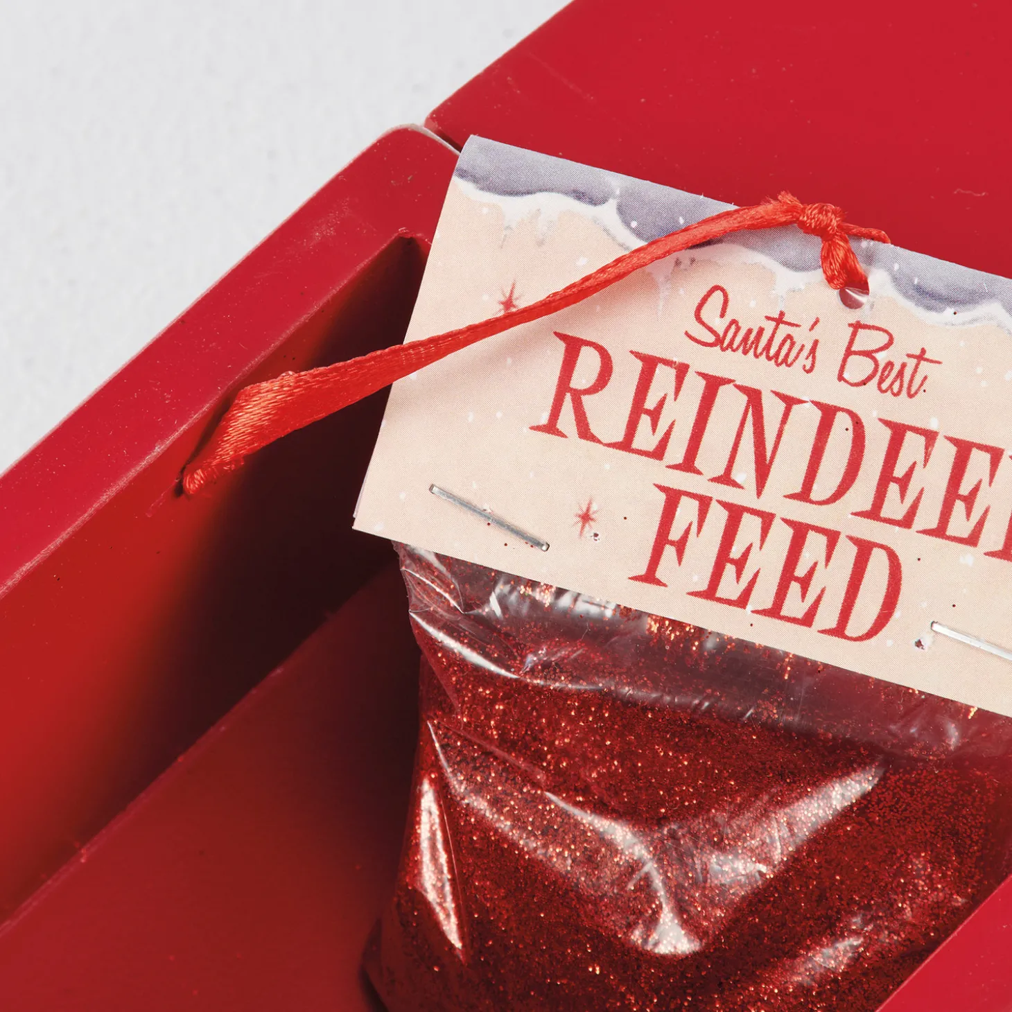 Primitives By Kathy Santa's Best Reindeer Feed Hinged Wooden Box Christmas Decoration 115353