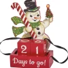 Primitives By Kathy Snowman Days To Go Christmas Countdown 115323