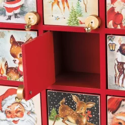 Primitives By Kathy Vintage Santa Claus Advent Calendar Christmas Countdown 115344
