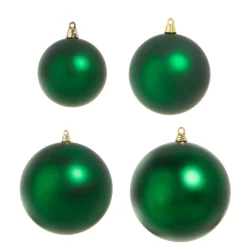 Raz 3", 4", 6", Or 10" Large Green Matte Ball Christmas Ornaments