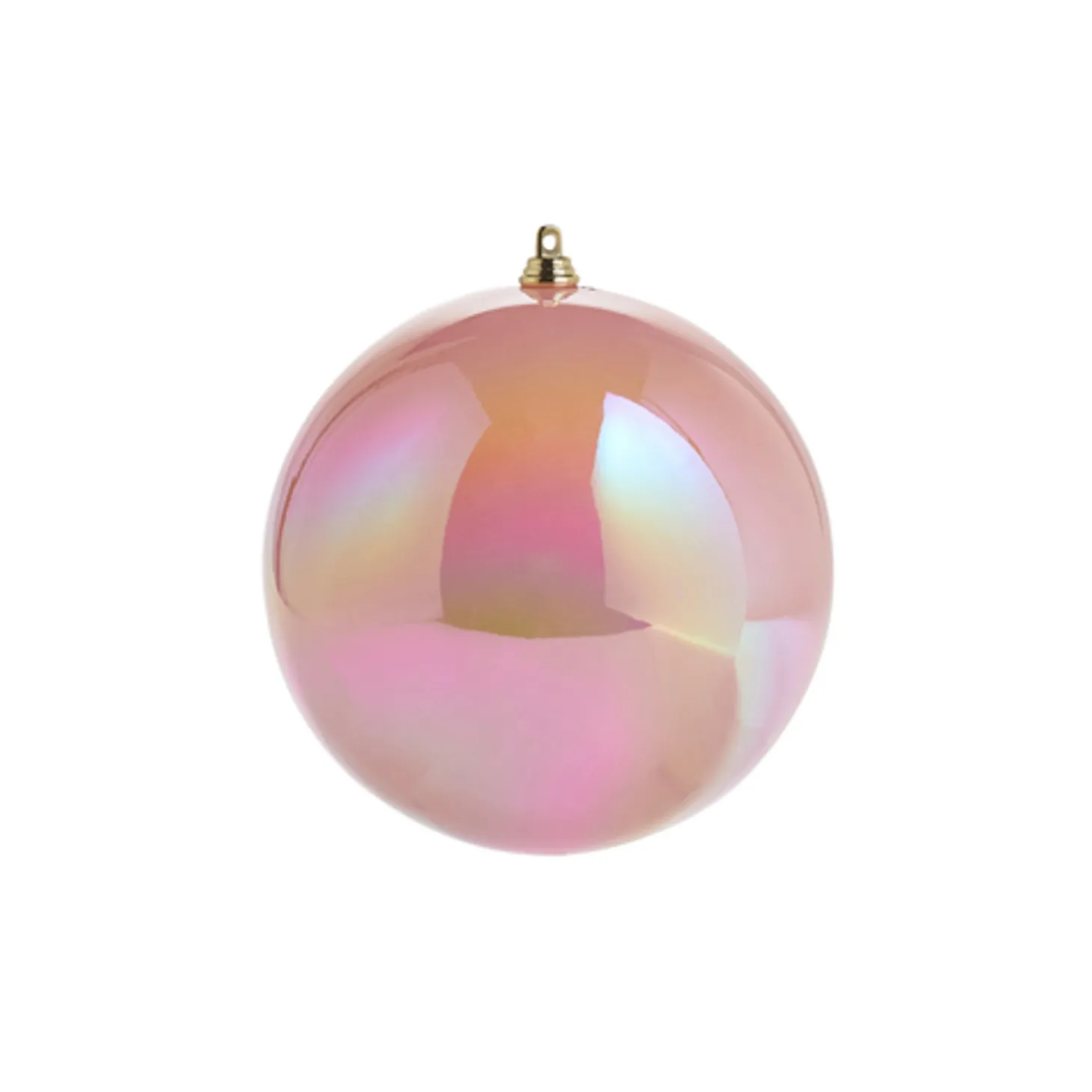 Raz 4", 6", Or 10" Iridescent Pink Ball Christmas Ornament