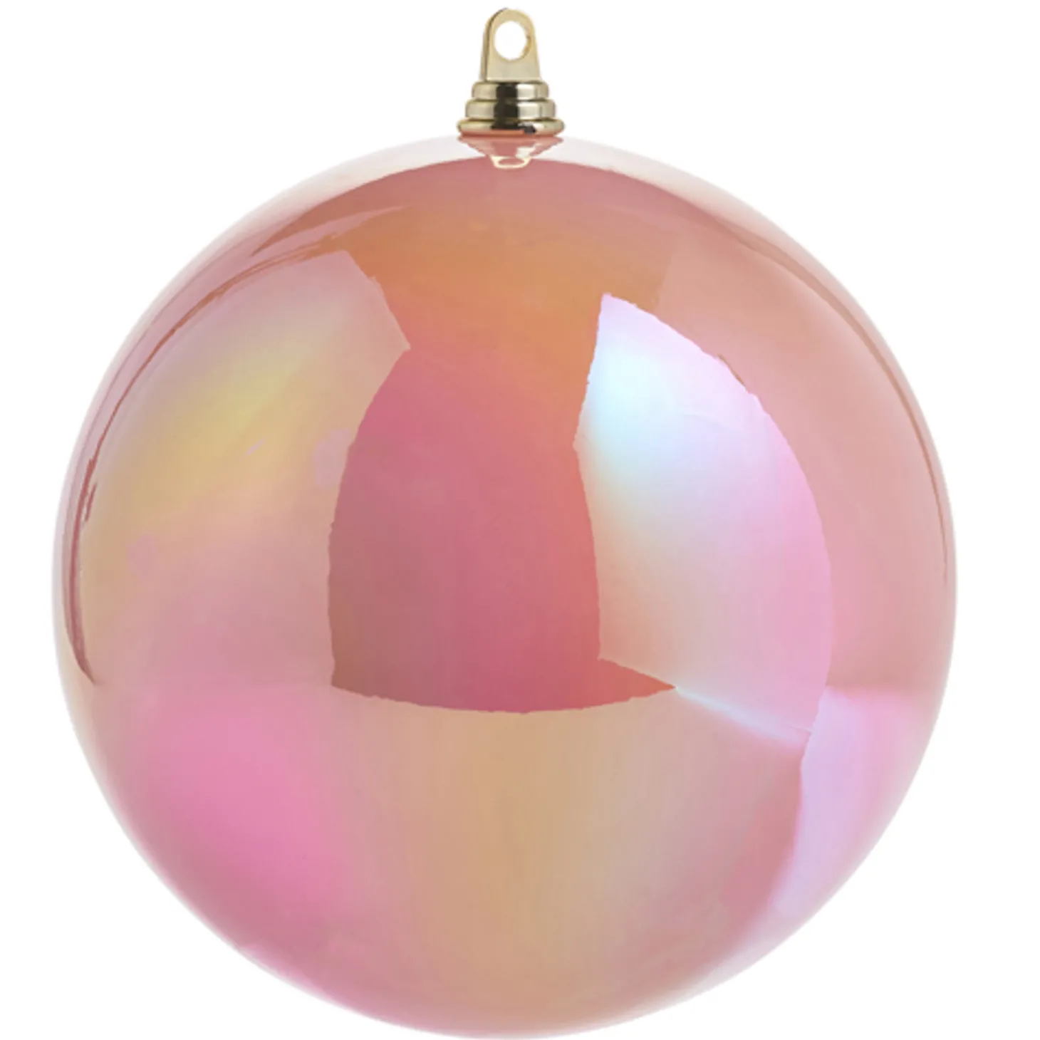 Raz 4", 6", Or 10" Iridescent Pink Ball Christmas Ornament