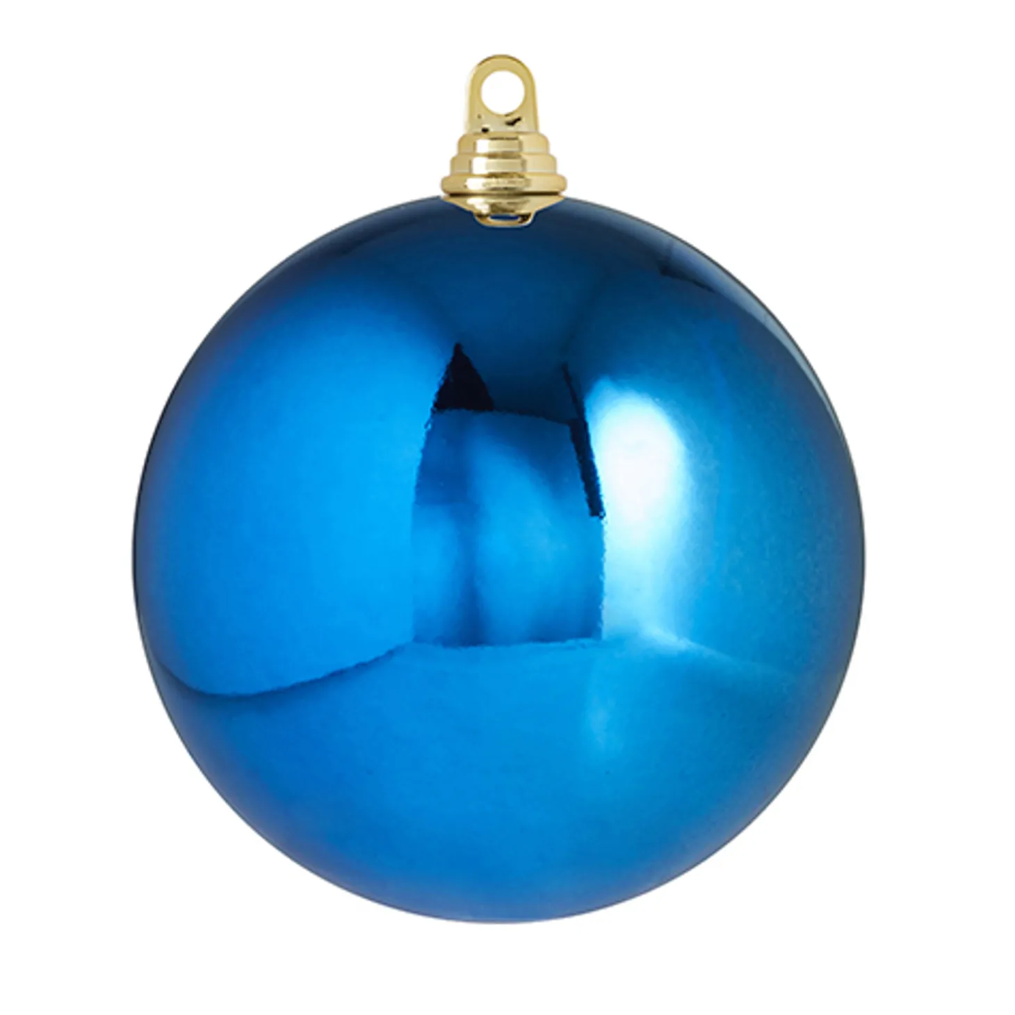Raz 3", 4", Or 6" Large Blue Shiny Ball Christmas Ornaments