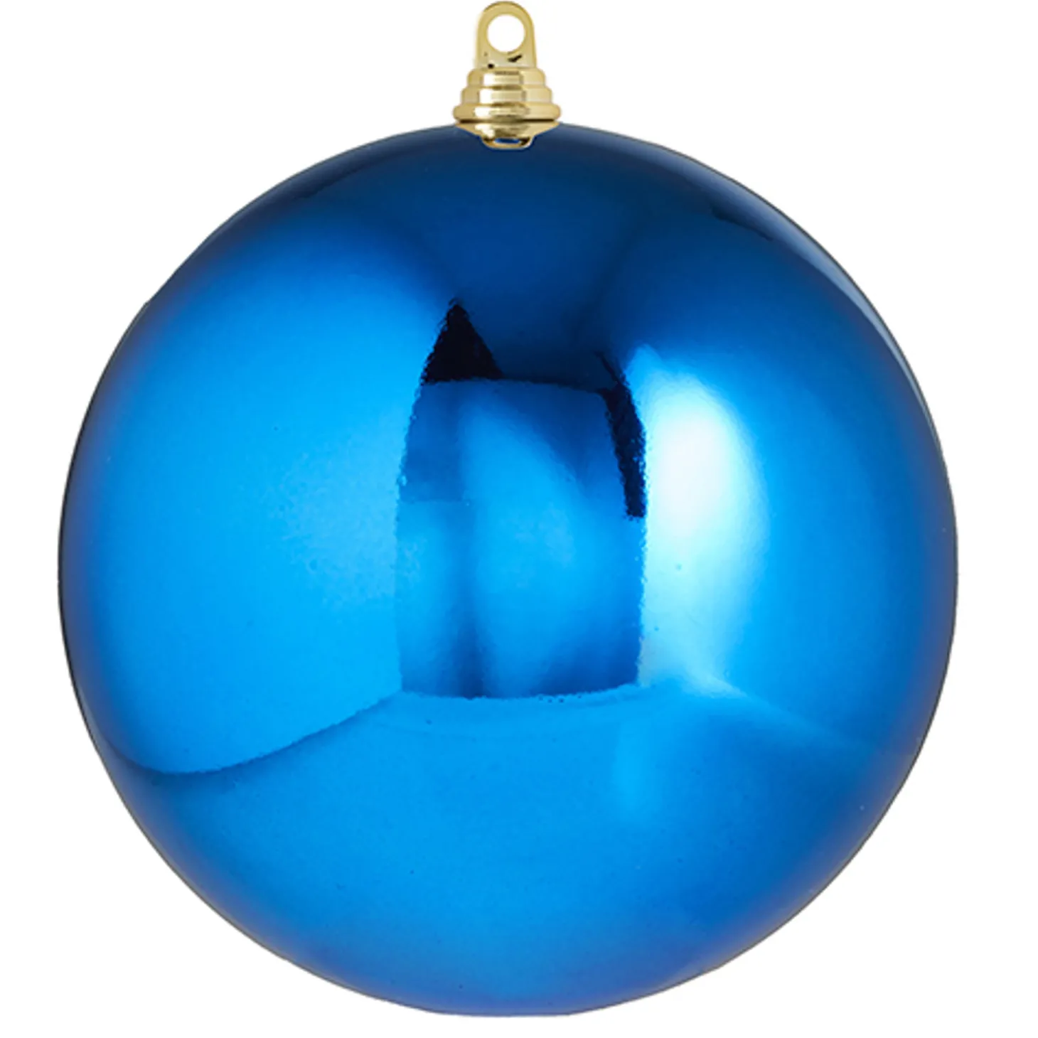 Raz 3", 4", Or 6" Large Blue Shiny Ball Christmas Ornaments