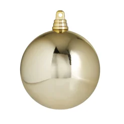 Raz 3", 4", Or 6" Large Champagne Shiny Ball Christmas Ornaments