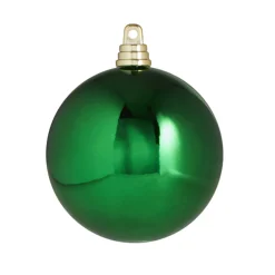 Raz 3", 4", Or 6" Large Green Shiny Ball Christmas Ornaments