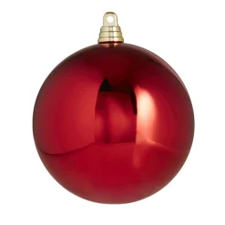 Raz 3", 4", Or 6" Large Red Shiny Ball Christmas Ornaments