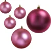 Raz 4", 6", Or 10" Matte Fuchsia Ball Christmas Ornament