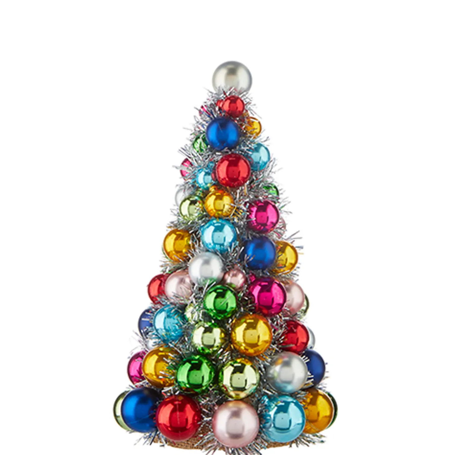 Raz 10", 13", Or 15.5" Multicolor Ball Ornament Christmas Tree