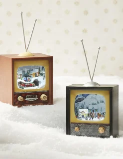 Raz 10" Animated Musical Television Christmas Decoration 3516162