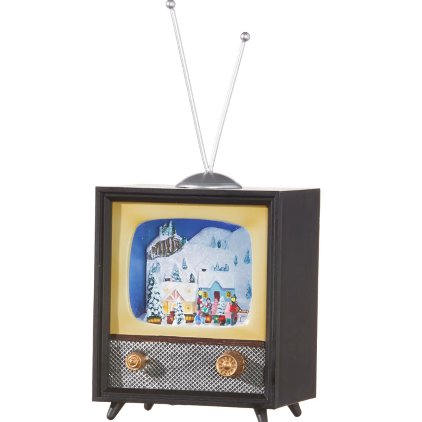 Raz 10" Animated Musical Television Christmas Decoration 3516162