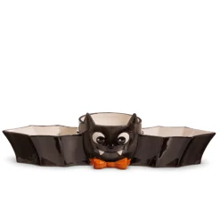 Raz 16" Bat Halloween Candy Tray 4457666