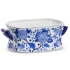 Raz 14.5" Blue And White Delft Floral Bowl X4434407