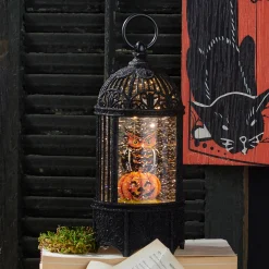 Raz 10" Boo Crew Lighted Water Globe Lantern Halloween Decoration 4400755