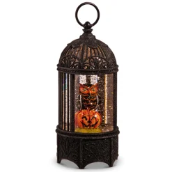 Raz 10" Boo Crew Lighted Water Globe Lantern Halloween Decoration 4400755