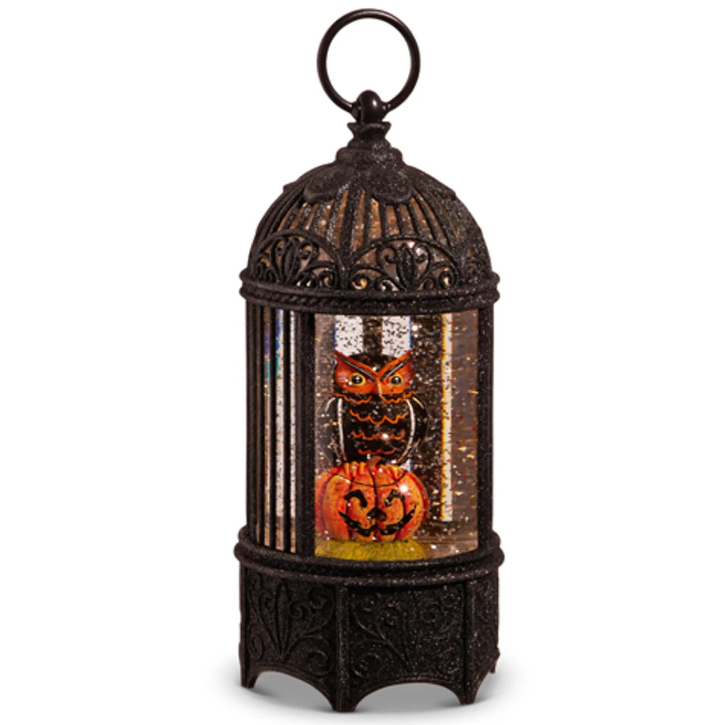Raz 10" Boo Crew Lighted Water Globe Lantern Halloween Decoration 4400755