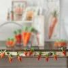 Raz 5' Bottle Brush Carrot Easter Garland G4415501