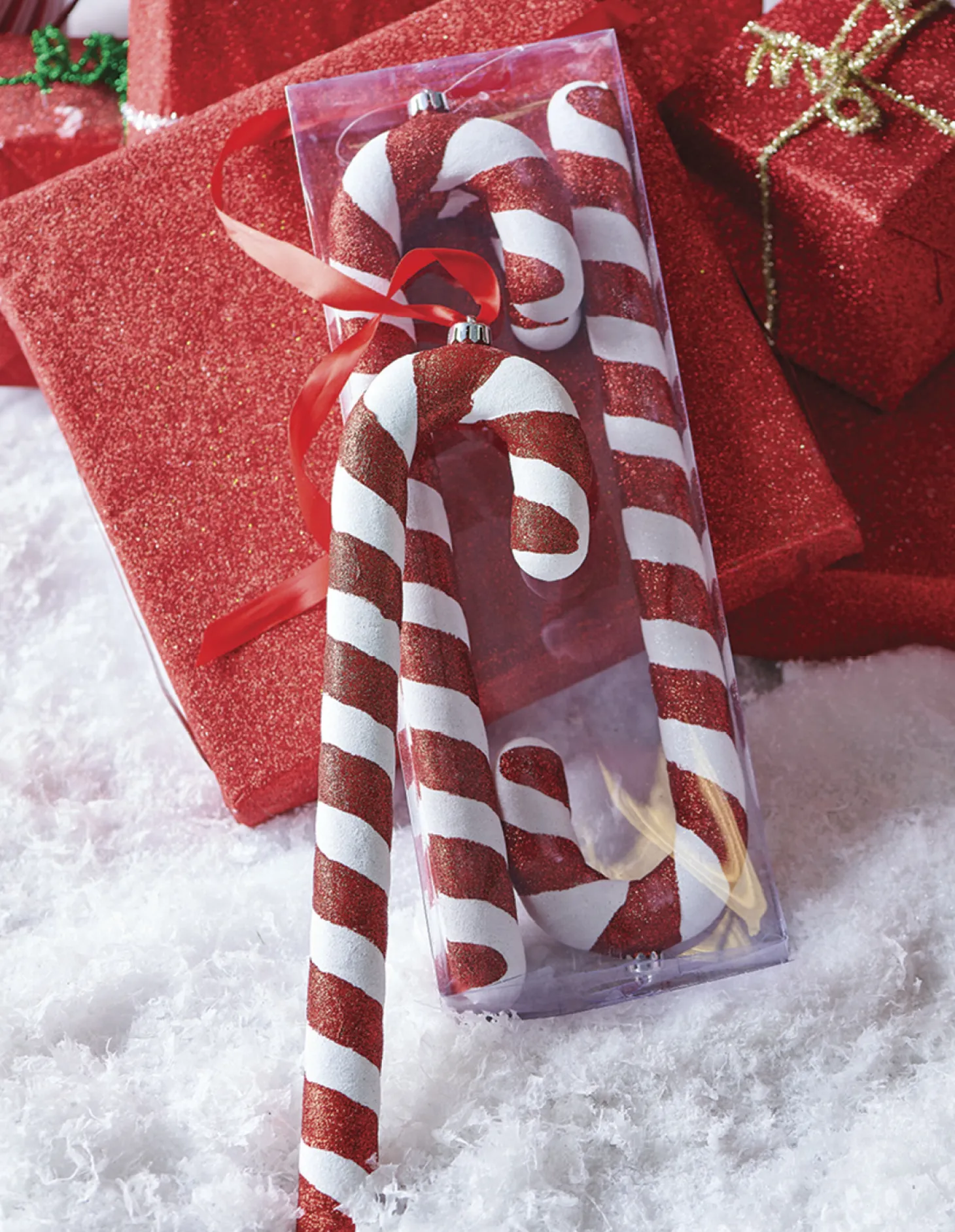 Raz 16.5" Box Of 4 Large Candy Cane Christmas Ornament 4216238