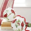 Raz 6" Cardinal Ball Glass Christmas Ornament 4224654