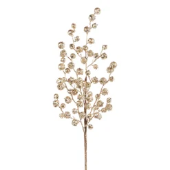 Raz 28" Champagne Iced Berry Christmas Tree Spray F4306738